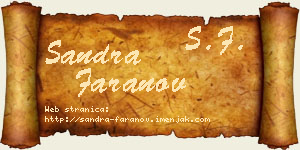 Sandra Faranov vizit kartica